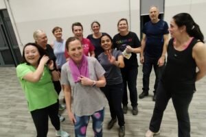 friendly group after their circuits class
